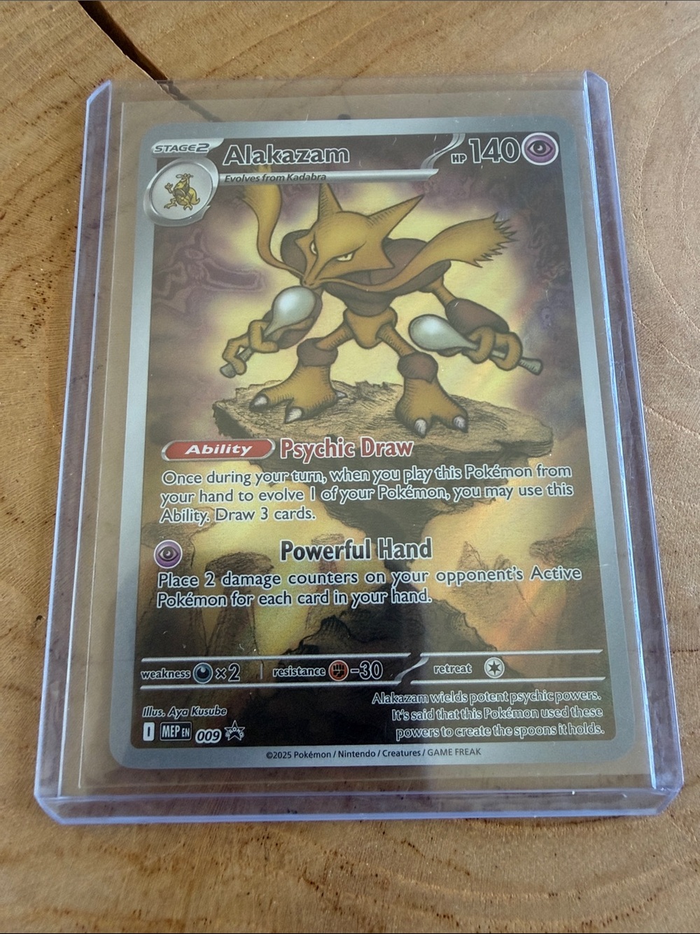 Alakazam 009 Promo From Mega Evolution